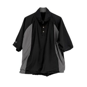 Ping Collection Windbreaker Men's XL Black Gray Short Sleeve Golf Pullover